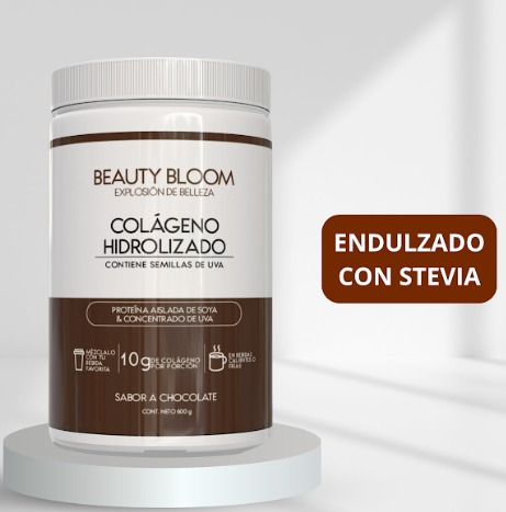 BEAUTY BLOOM COLAGENO CHOCOLATE 600GR